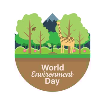 World environment day vector