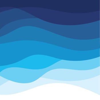 Blue water wave abstract background vector