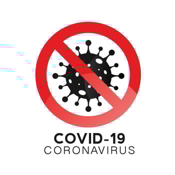 Stop coronavirus. Coronavirus outbreak. The danger of coronavirus and the risk to public health. medical concept with dangerous cells. vector