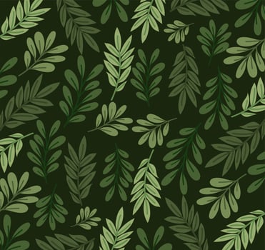 nice leaves pattern vector