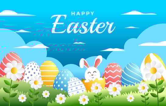 Happy Easter Background vector