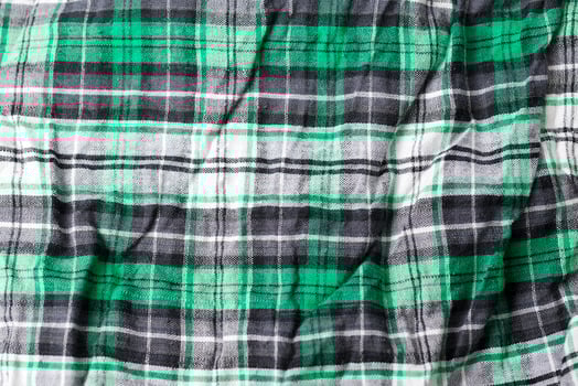 Plaid fabric with different colors. photo