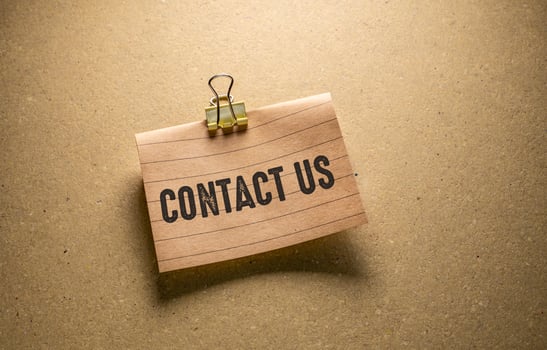 Contact us Business Concept idea photo