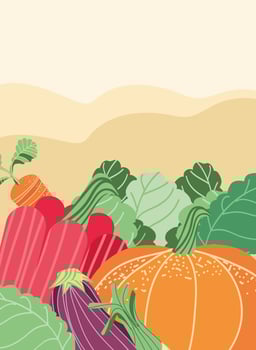 vegetables fresh raw vector