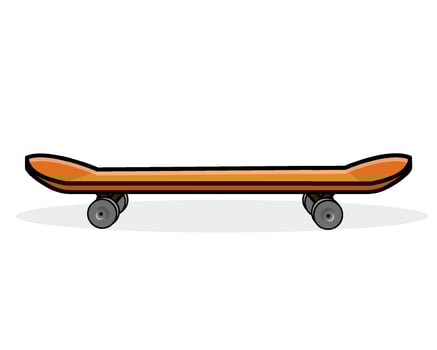skateboard illustration stock, skateboard vector, skateboard isolated design, skateboard icon vector