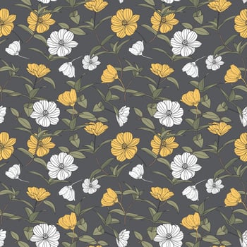 Beautiful Vintage Floral Seamless Pattern vector