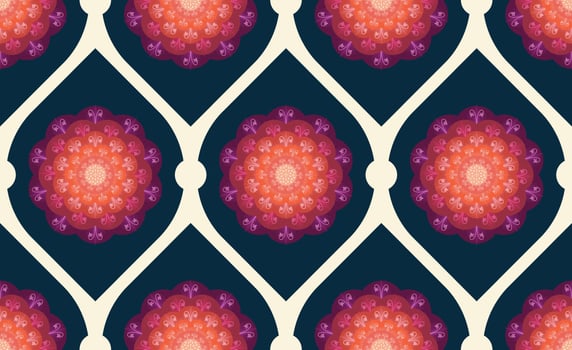 Pattern Ethnic fabric texture Geometric Vector Aztec oriental illustration retro ceramic tile