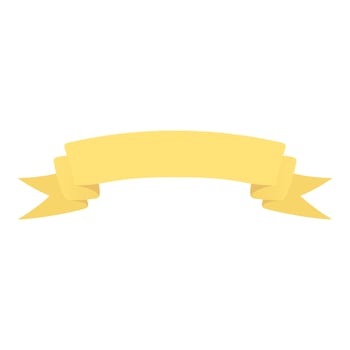 Ribbon label design vector