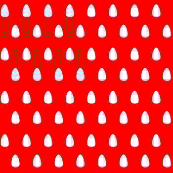 strawberry background pattern vector