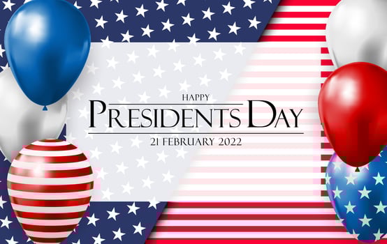 USA President Day Party Holiday Background. Vector Illustartion EPS10
