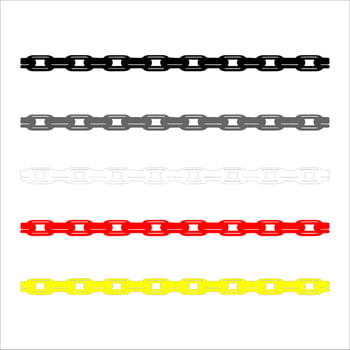 simple chain design vector illustration