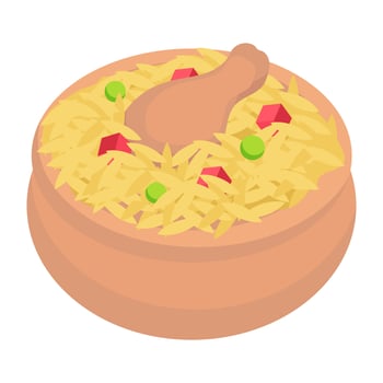 Chicken Rice Concepts vector