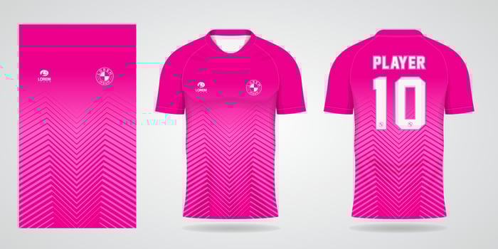 sports jersey template for Soccer uniform shirt design vector
