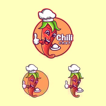 Chili Chef Character vector