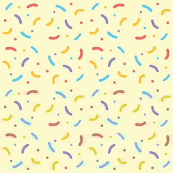 seamless pattern with sprinkles freefrom vector