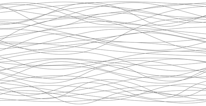 Hand drawn lines. Abstract pattern wave simple seamless, smooth pattern, web design, greeting card, textile, Technology background, Eps 10 vector illustration