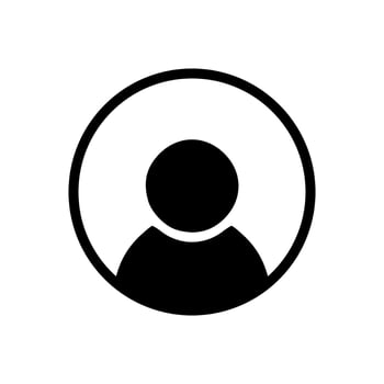 User Icon in trendy flat style isolated on grey background. User symbol for your web site design, logo, app, UI. Vector illustration, EPS10.