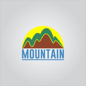 mountain expedition logo and mountain explorer logo vector
