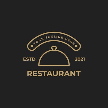 Design Logo Vector for a Restaurant in a Luxurious and Elegant Style