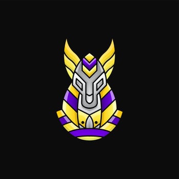 Anubis Logo Characters. Mascot Logo Gradient Style vector