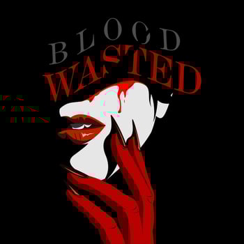 woman face and devil hand , illustration woman face vector