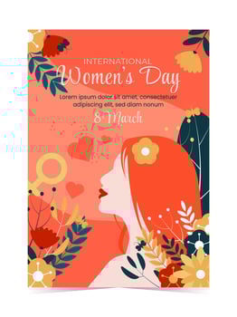 International Women's Day Poster vector