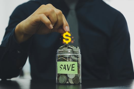 Business Finance and Investments Savings Ideas. Insurance, Retirement Planning and Expenses. photo