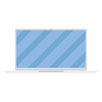 laptop computer device vector