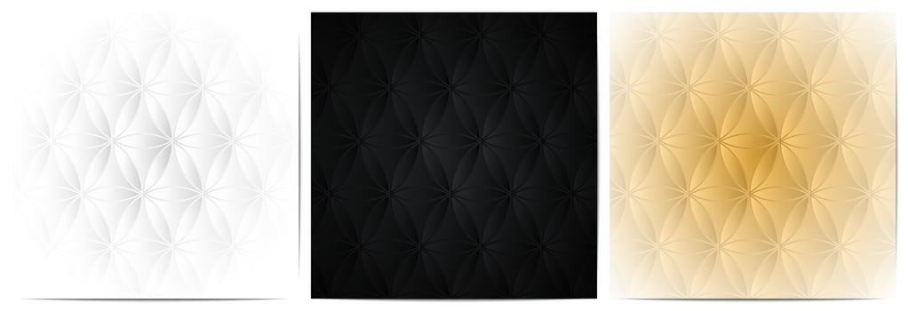 Luxury background floral design with circle shape vector