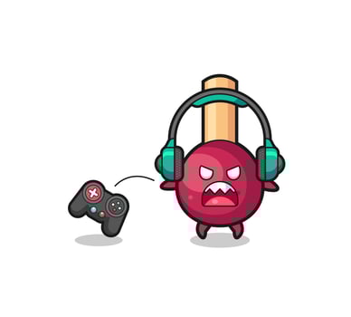 matches gamer mascot is angry vector