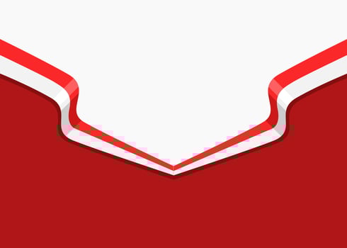 red and white background and wavy Indonesian flag. suitable for independence day banner vector