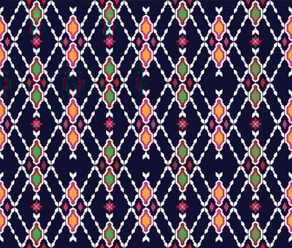 Pattern Ethnic fabric texture Geometric Vector Aztec oriental illustration retro ceramic tile