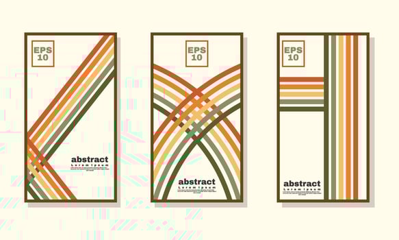stock vector abstract illustration creative retro vintage 70s style stripes poster wallapaper and background