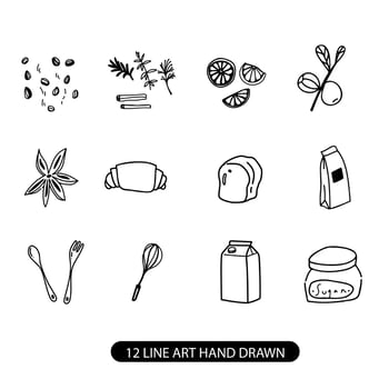 element of Coffee shop vector