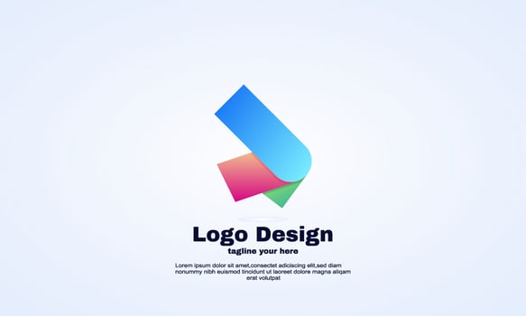 vector airplane wing logo template abstract