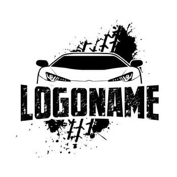 Sport car logo template, Perfect logo for business related to automotive industry vector
