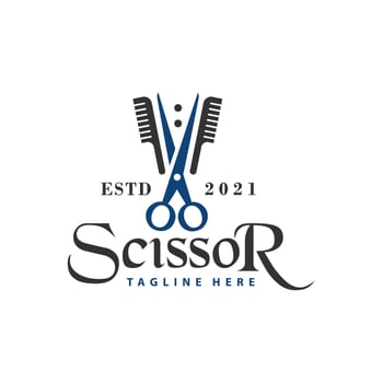 barber shop vintage inspiration logo vector