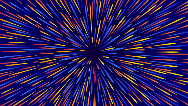 Abstract circular geometric background. Circular geometric centric motion pattern. Colorful abstract background. vector