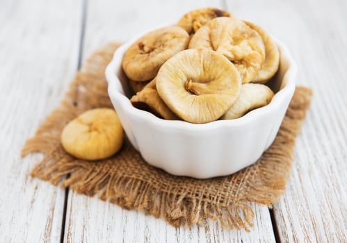 Dried figs on a table photo