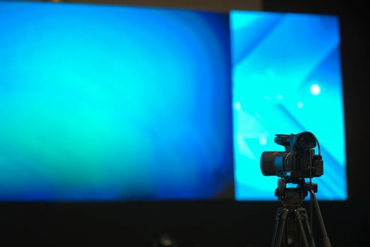 Journalists are recording meeting conference photo