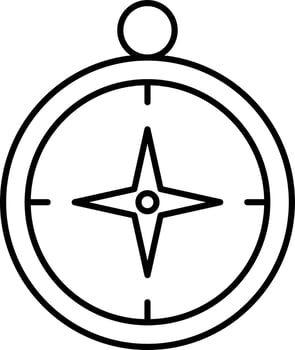Compass Icon Style vector