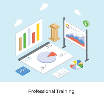 Professional Training Concepts vector