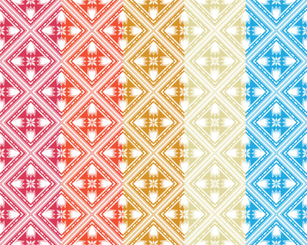 Pattern Ethnic fabric texture Geometric Vector Aztec oriental illustration retro ceramic tile