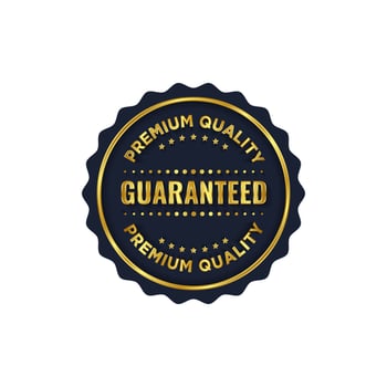 gold badge and premium label product template vector