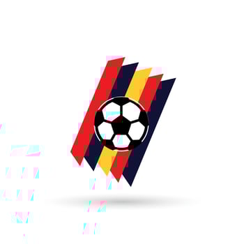 Soccer Logo or football club sign Badge. Football logo with shield background vector design