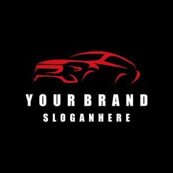SUV, SPORT VEHICLE CONCEPT for LOGO DESIGN VECTOR