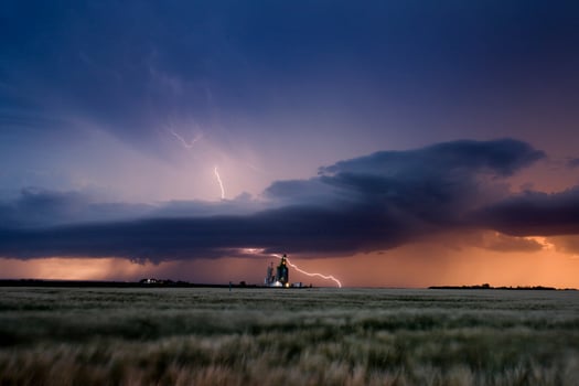 Prairie Storm Clouds photo