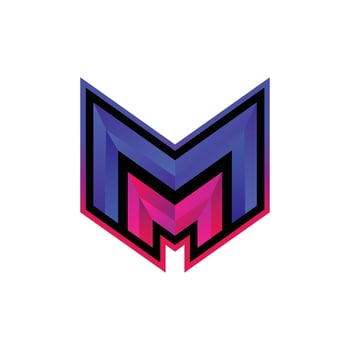 Initial M,M for gaming etc,Logo Designs Vector editable as you wish.