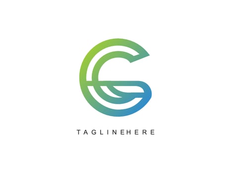 Abstract Colorful Letter G Logo Design For Business Company vector