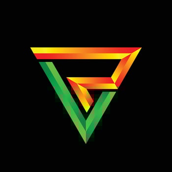 Initial letter P and V in background black for gaming ,vector logo design editable you wish vector